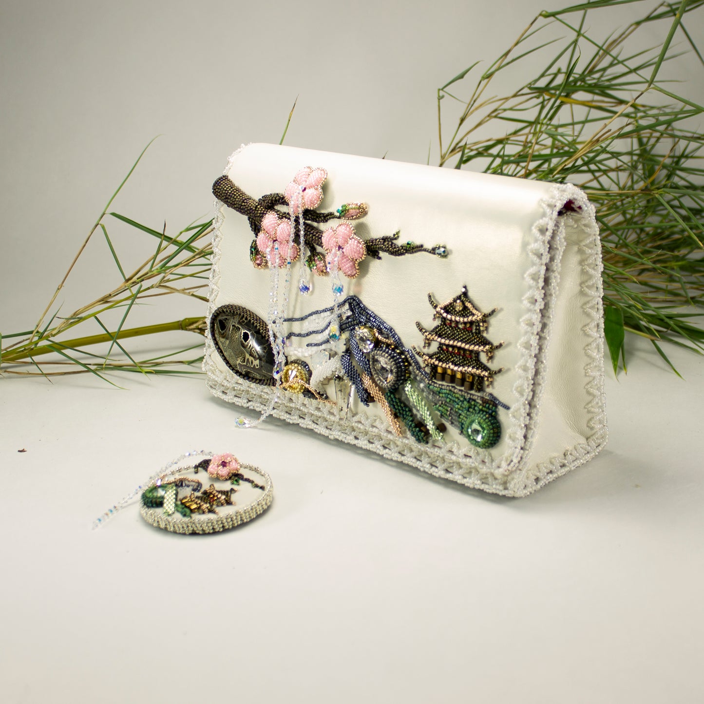 Art beaded bag Memories of a geisha