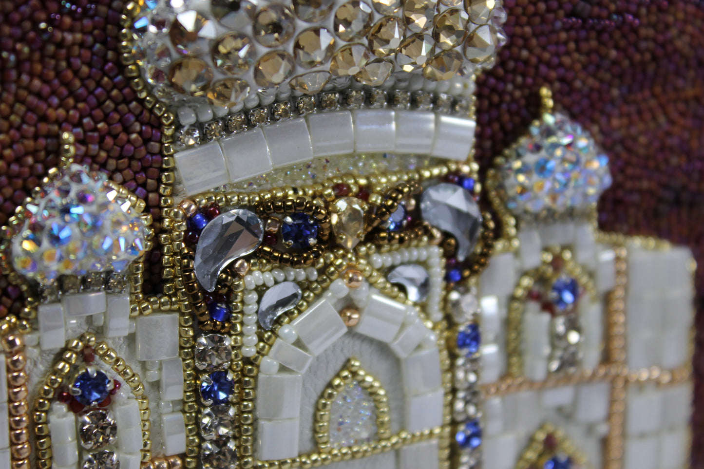 Art beaded bag Taj Mahal — A Love Story