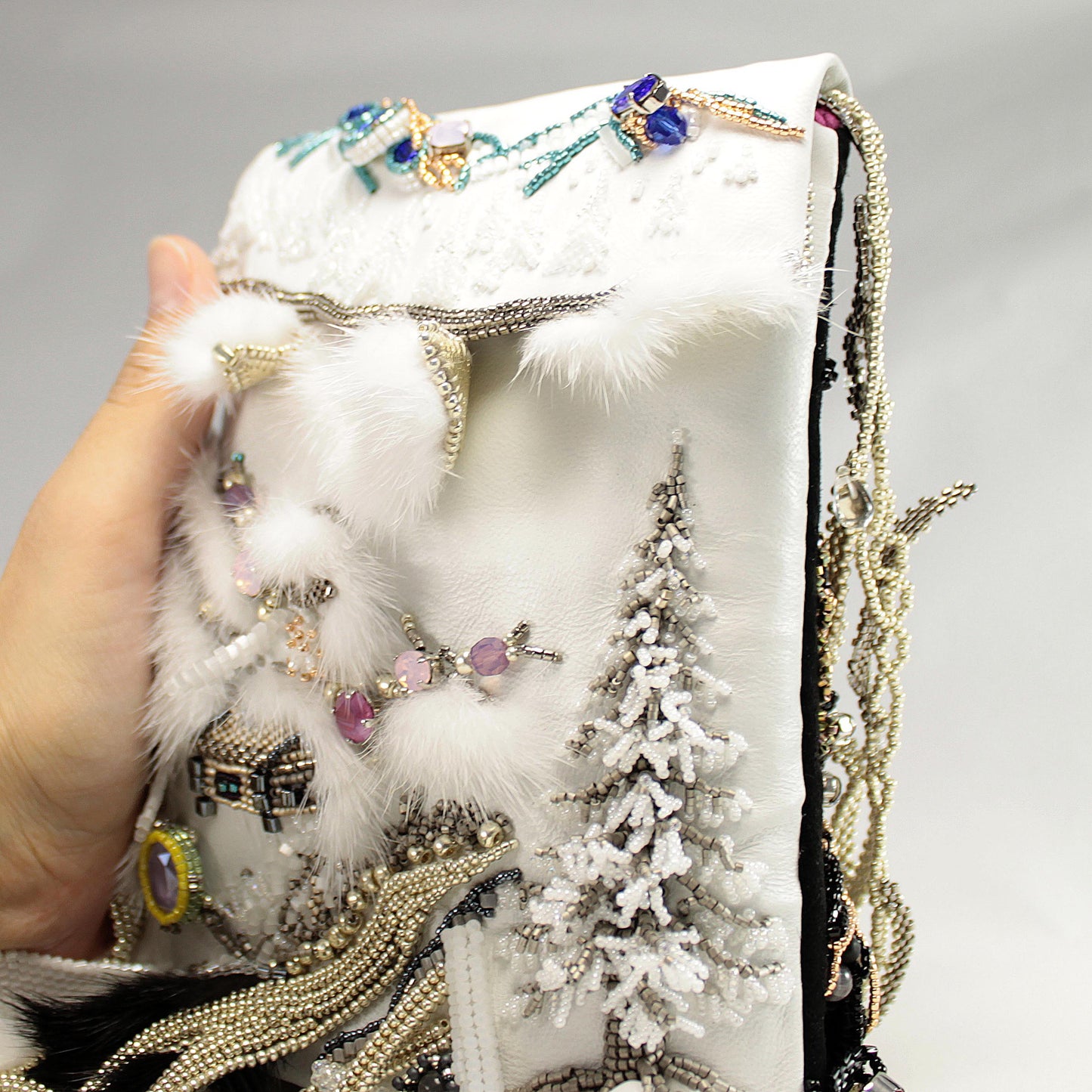 Art beaded bag The Alps Air